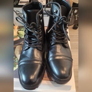 Men's Black Perry Ellis Boots
